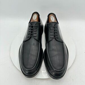 Gucci Men Size UK 11.5 US 12.5 Black Leather Moc Toe Lace Up Derby Dress Shoes